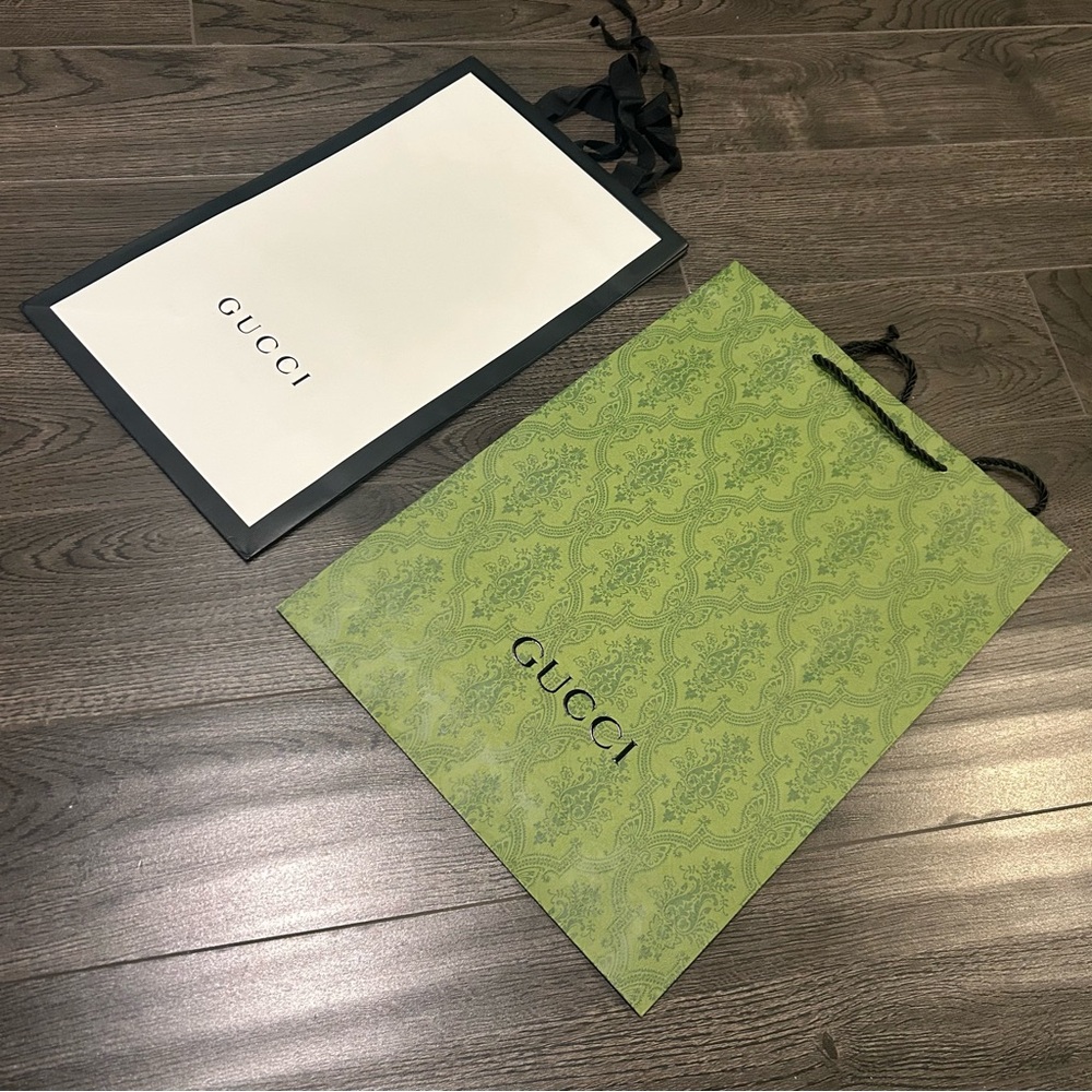 Gucci Paper Bags x2